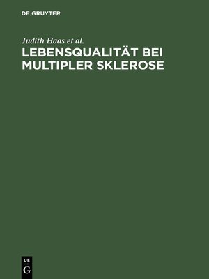 cover image of Lebensqualität bei Multipler Sklerose